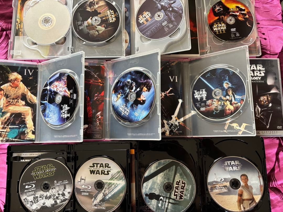 [美品]☆スターウォーズ☆DVD 9作品セット　ばら売り不可