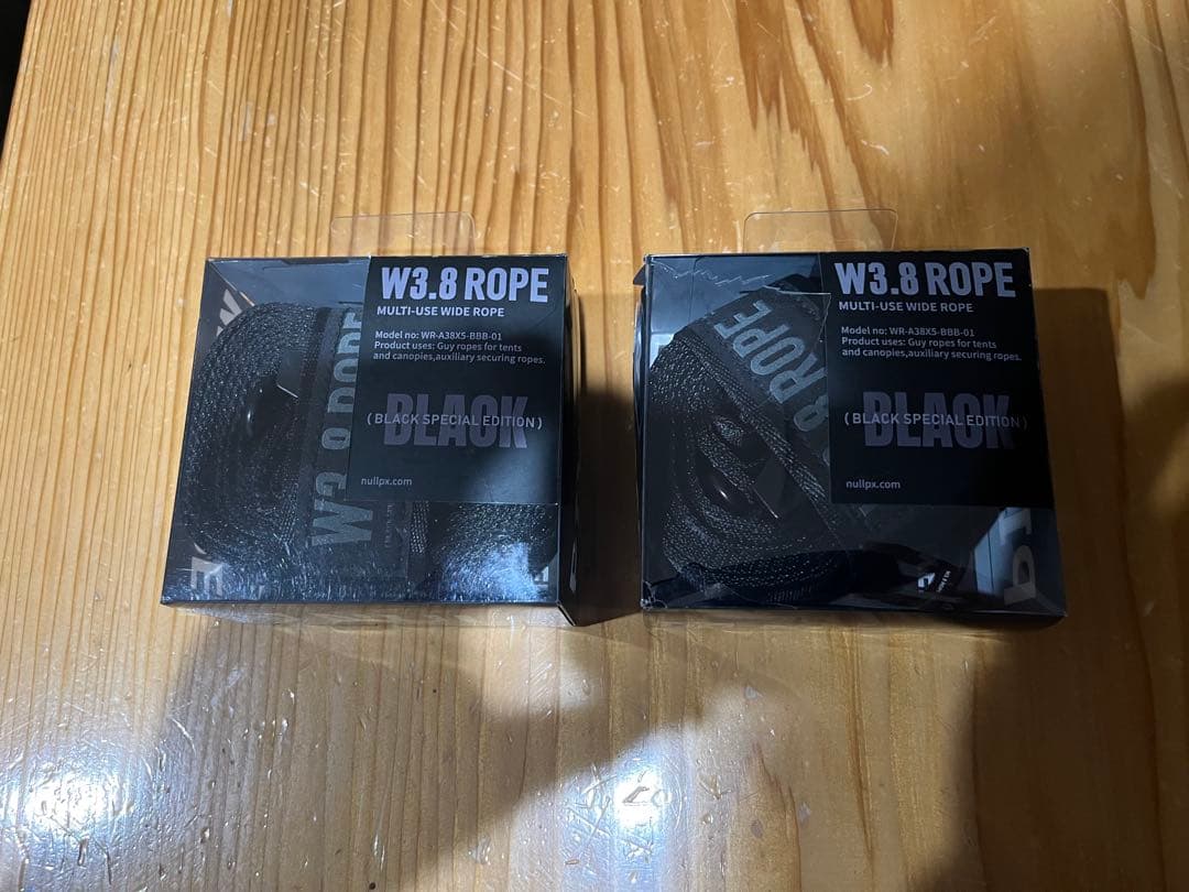 NULLPIXEL W3.8 ROPE BLACK EDITON 2個セット