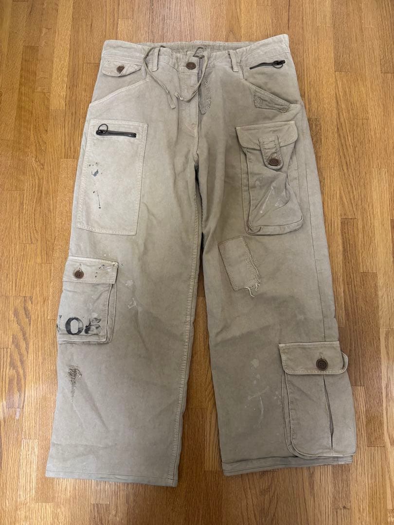 シェアースピリット ベージュ カーゴパンツ