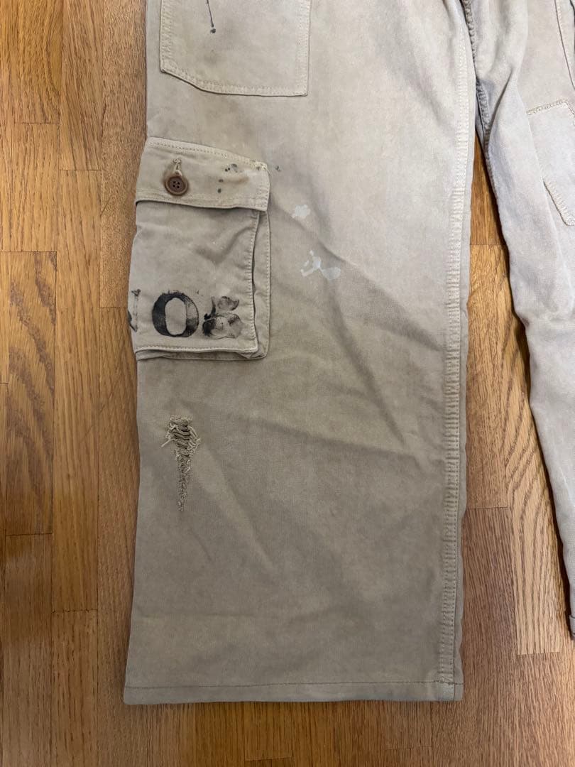 シェアースピリット ベージュ カーゴパンツ