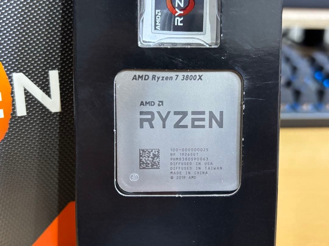 Ryzen7 3800X リテールクーラー付き