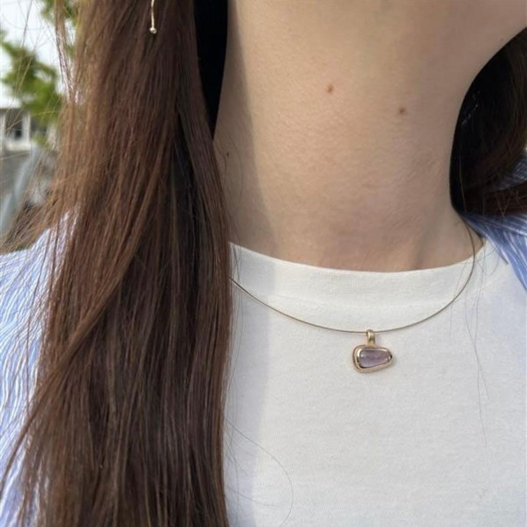 agete K5アメジストチャーム