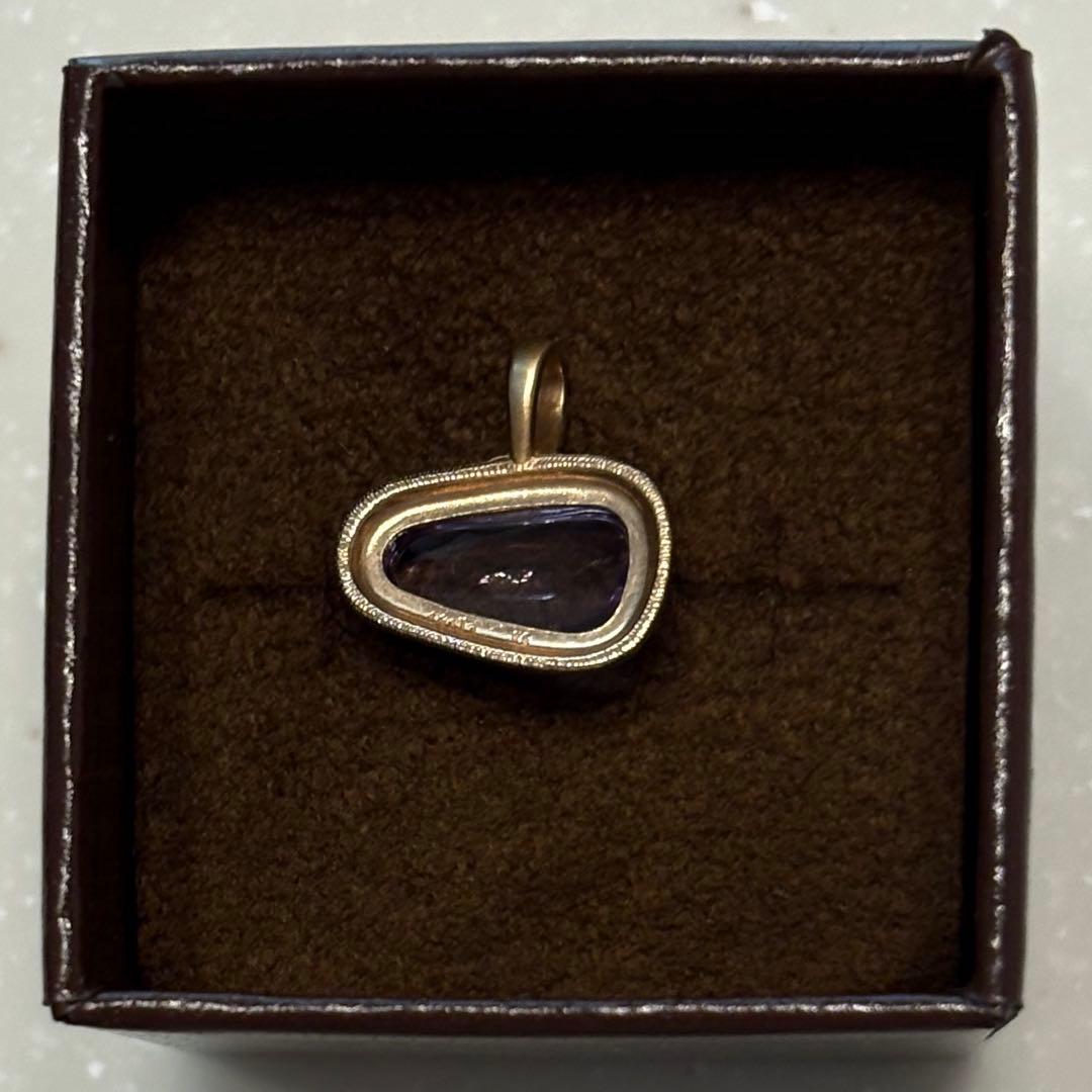 agete K5アメジストチャーム