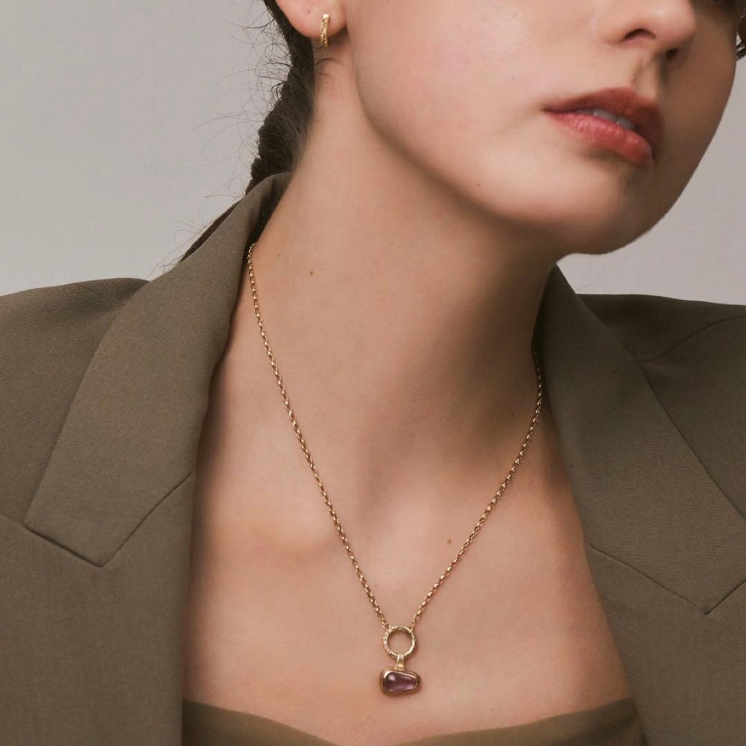 agete K5アメジストチャーム