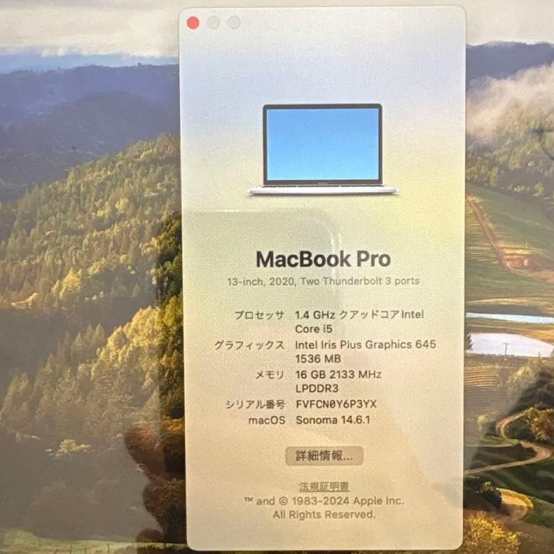 MacBook本体 Apple MacBook Pro 2020
