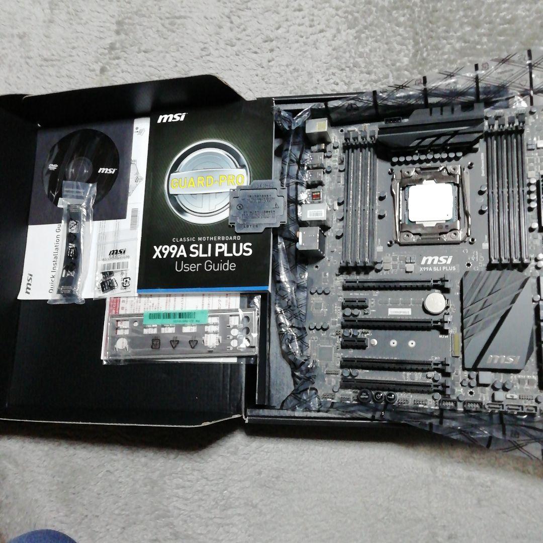マザーボードMSI X99A SLI PLUS ＋CPU E5 v3 QEYX