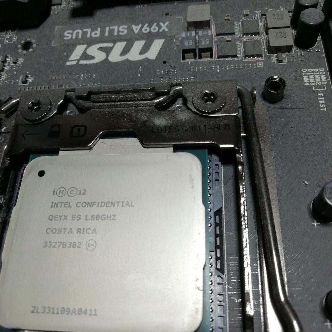 マザーボードMSI X99A SLI PLUS ＋CPU E5 v3 QEYX