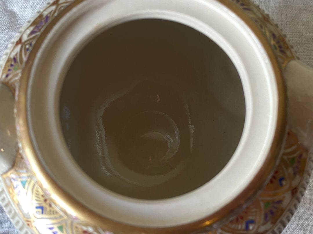 chat_noir＊香炉 薩摩 錦之 仁楓 アンティーク インテリア