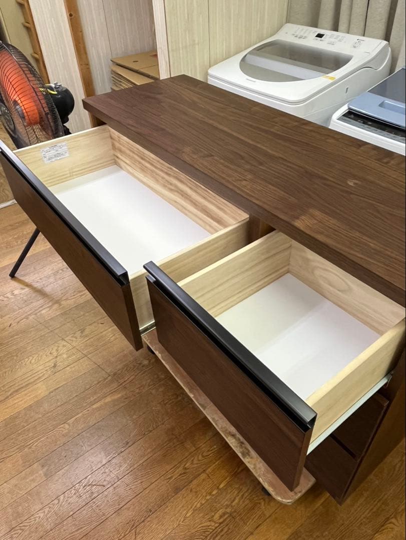 ローチェスト ブラウン 2列×3段 衣類収納 全段レール付き 三幸ジャパン