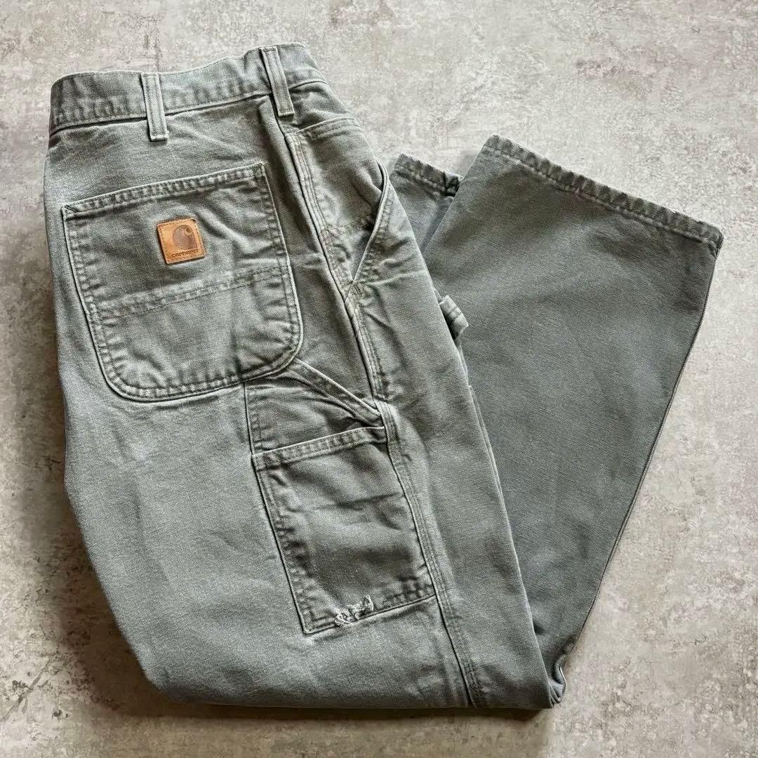 神サイズ carharttカーハート ダック地ペインターパンツ ￼MOS W34