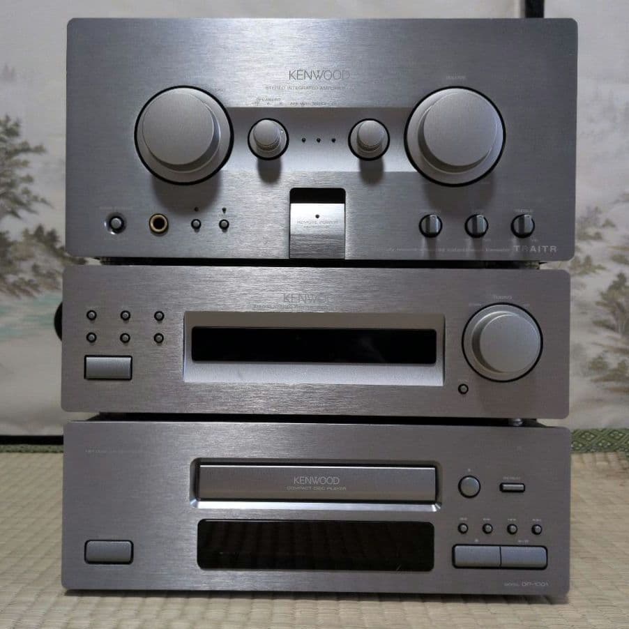 KENWOOD プリメインアンプ CDプレイヤー ステレオチューナー セット