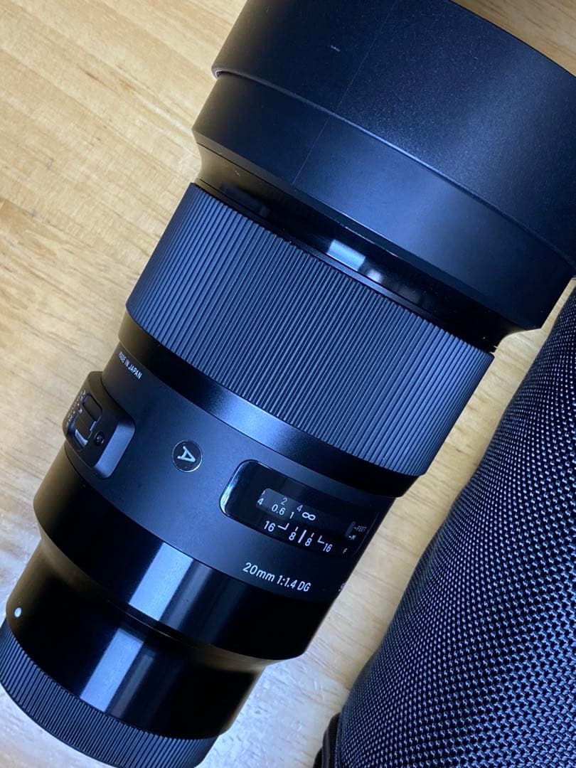 SIGMA 20mm F1.4 DG HSMレンズ　Sonyソニー Eマウント