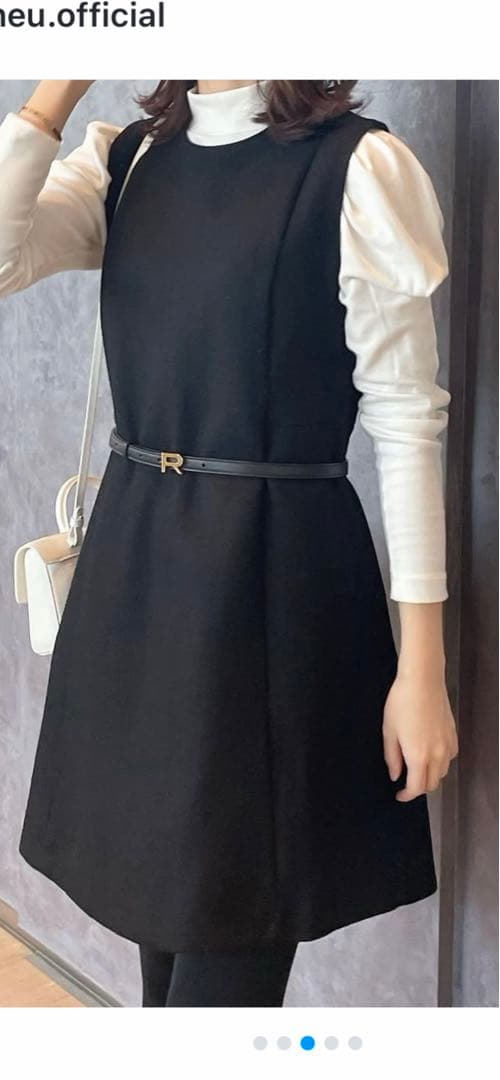 ENEU エヌー　ウールワンピース　ミニワンピース