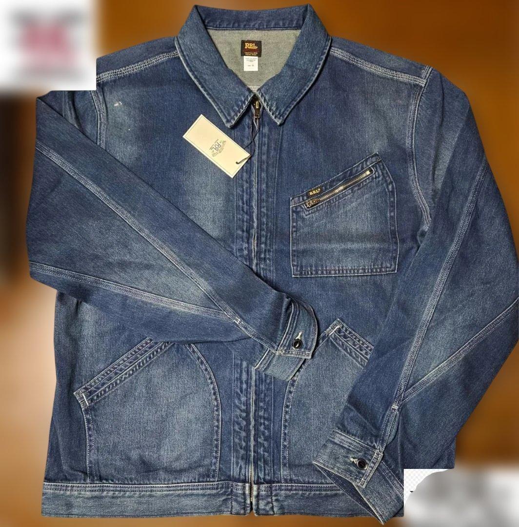 tamotty RLデニム前開きZIPジャケット L