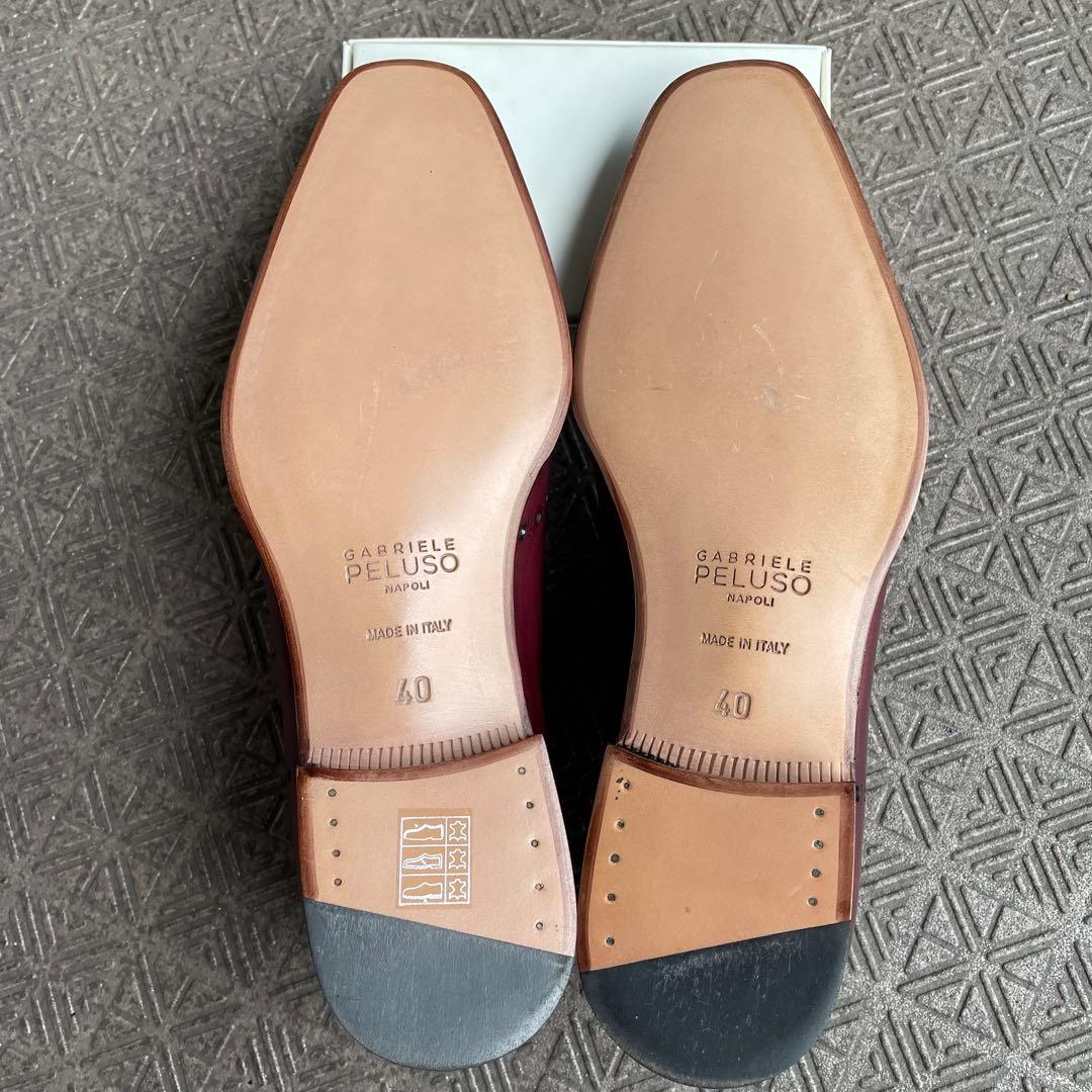 ペルーゾ GABRIELE PELUSO 未使用　イタリア製革靴