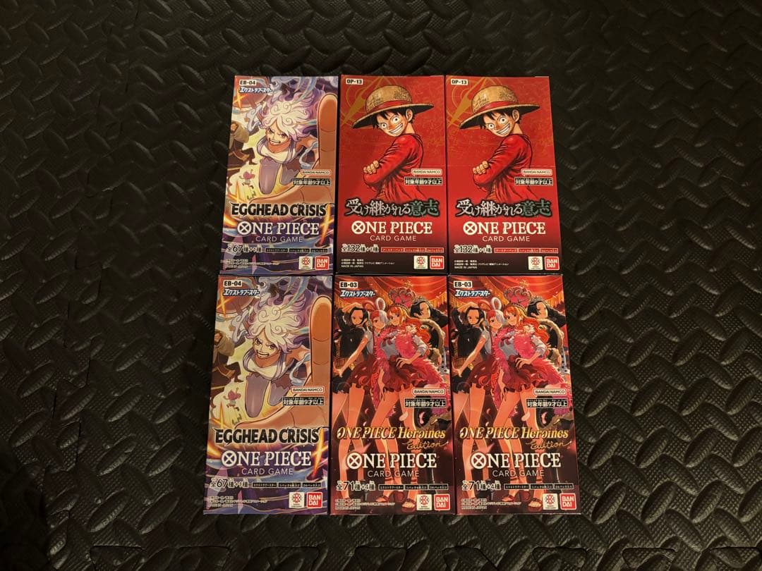 ONE PIECE CARD GAME テープ付き 6BOX 受け継がれる意志