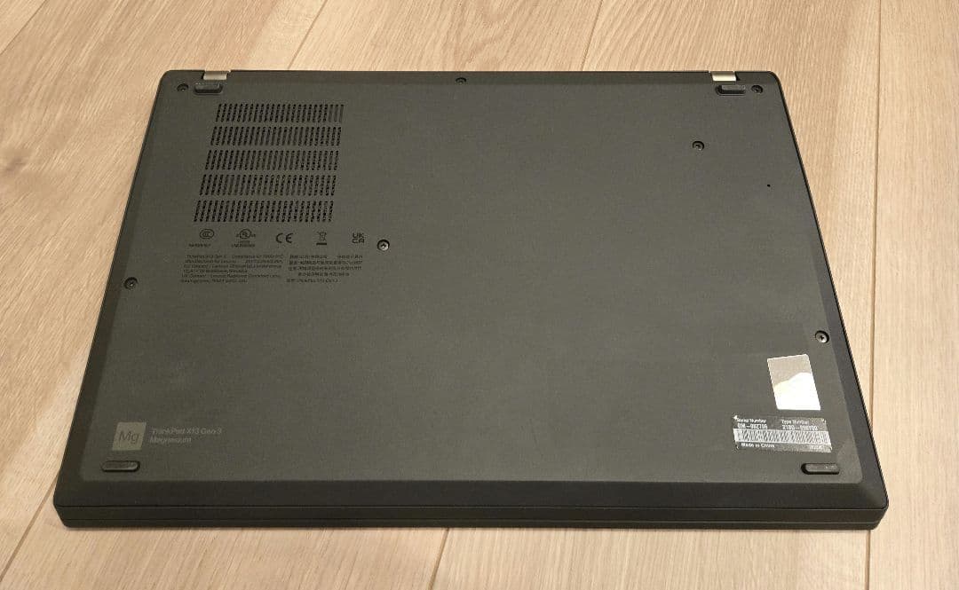 【高年式美品】ThinkPad X13 Gen3 第12世代i5/メモリ16GB