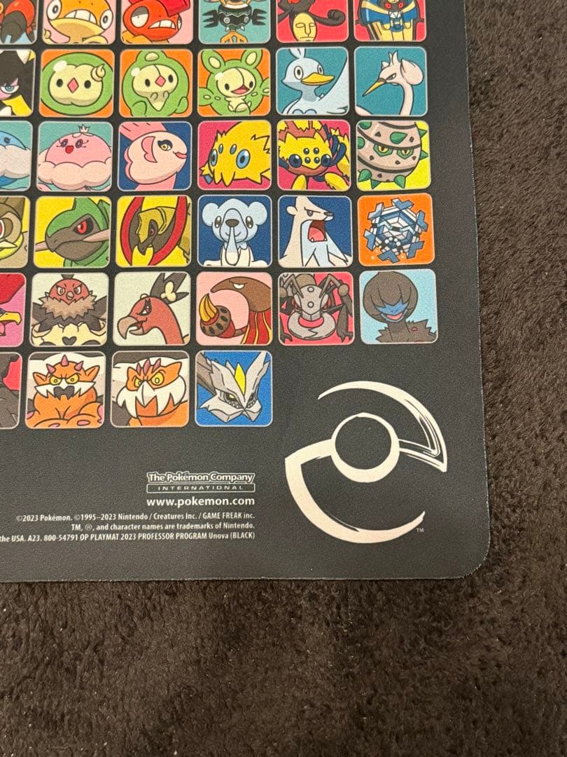 ポケカ プロフェッサープログラムプレイマット イッシュ地方