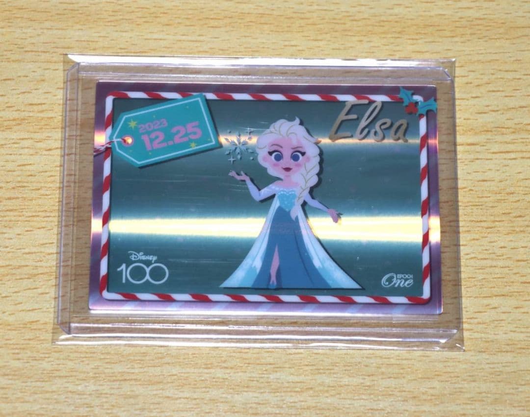 ディズニー アナと雪の女王 エルサ エポックワン クリスマスホロスペクトラカード