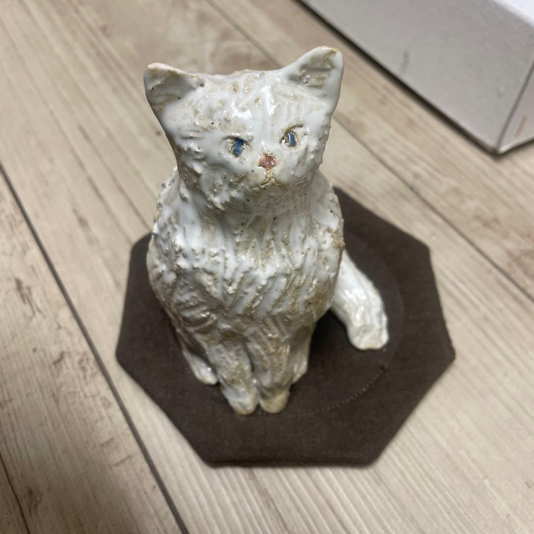 小菅幸子さん　猫　オブジェ