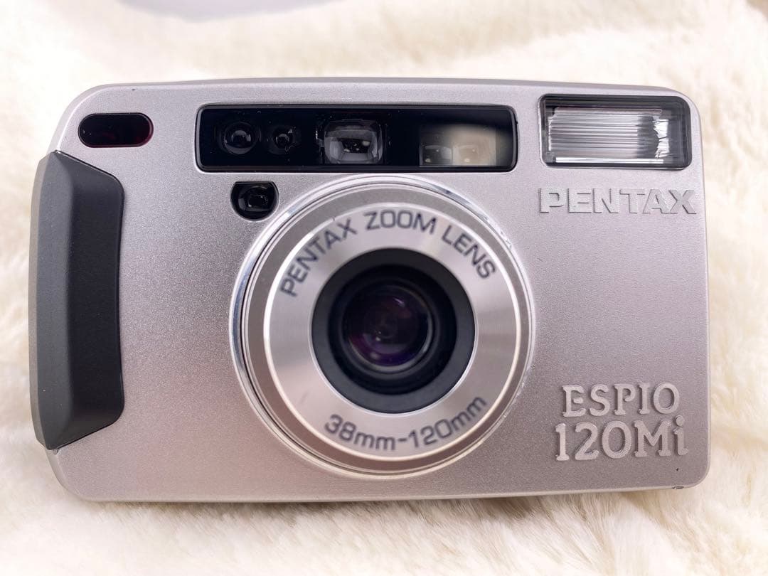 ２【美品✨完動】PENTAX ESPIO 120mi シルバー フィルムカメラ