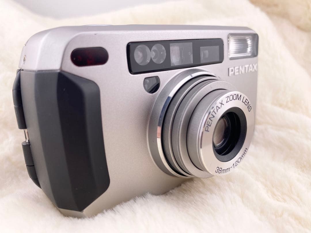 ２【美品✨完動】PENTAX ESPIO 120mi シルバー フィルムカメラ