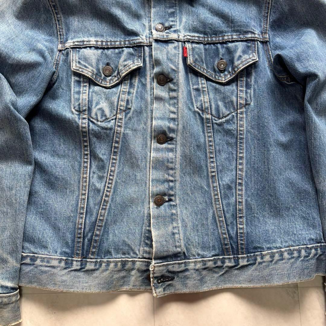 【66前期】リーバイス 70505 デニムジャケット 布ケアタグ 縦落ち