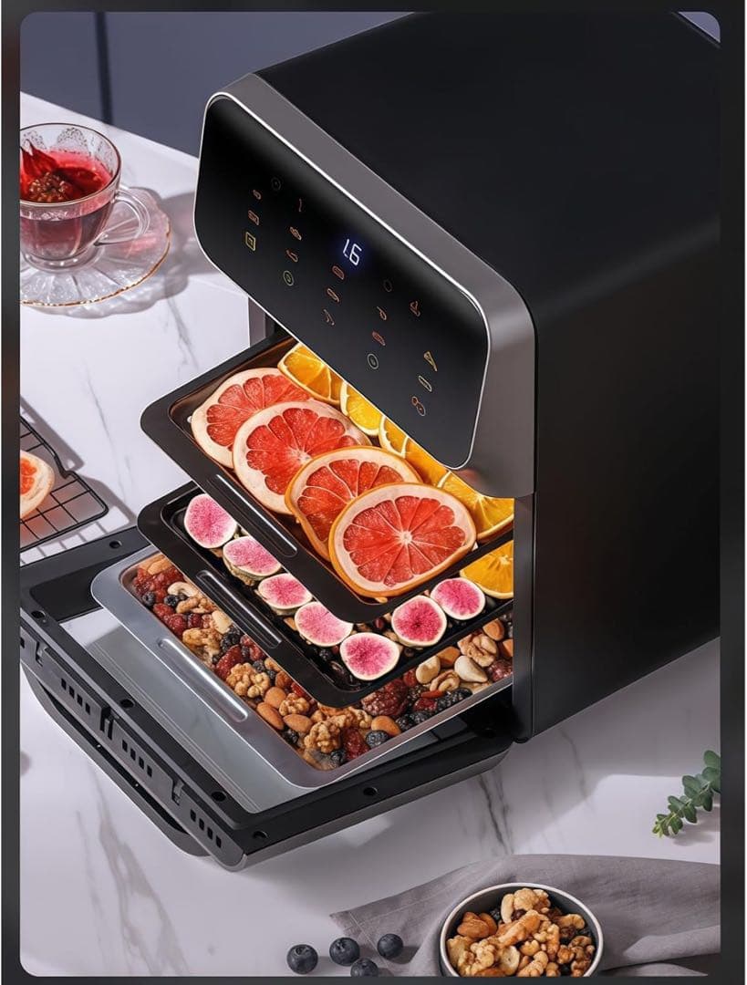 Iuseike ノンフライヤー 10L 大容量