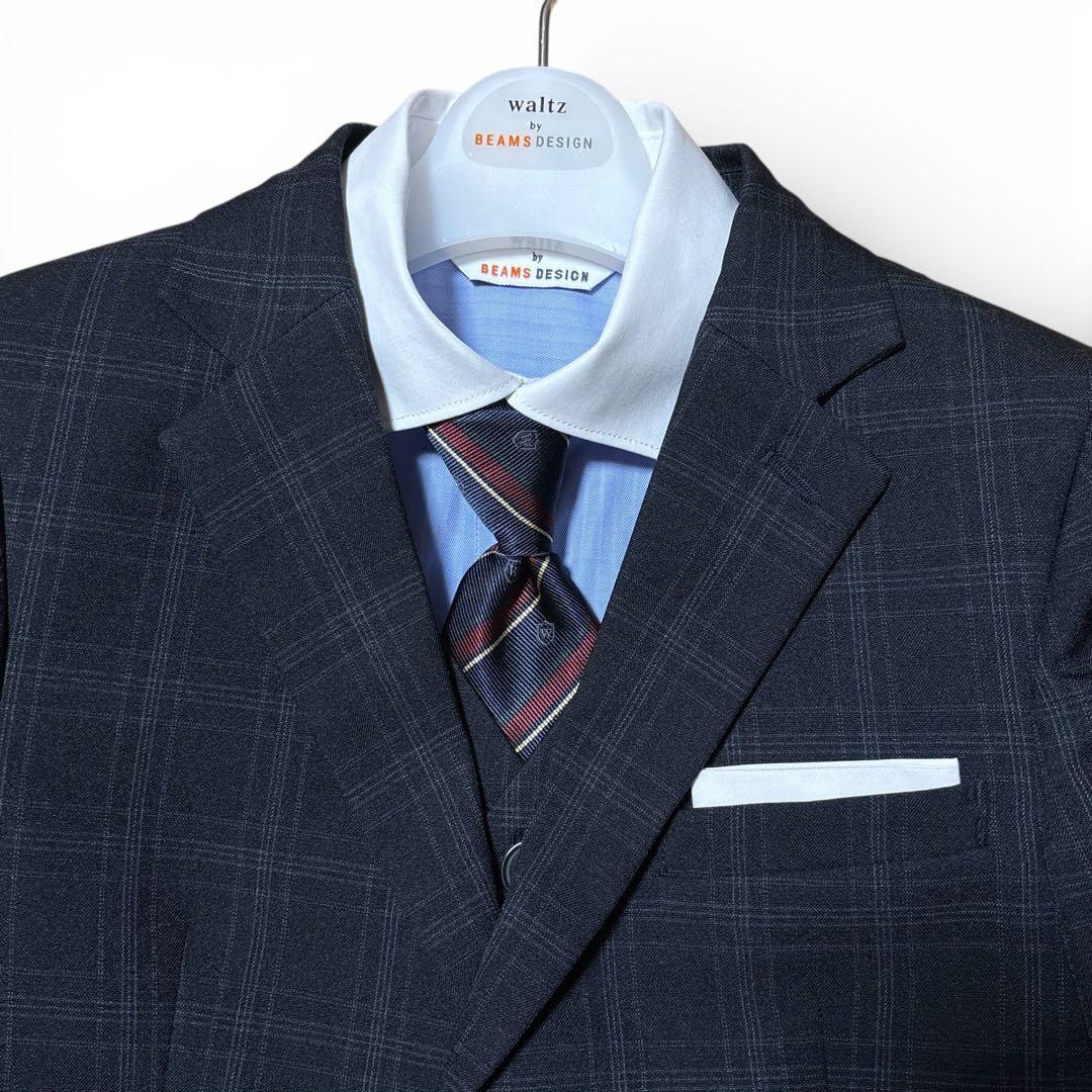 【6点セット】ビームスデザイン 男の子 セレモニースーツセット ベスト付き