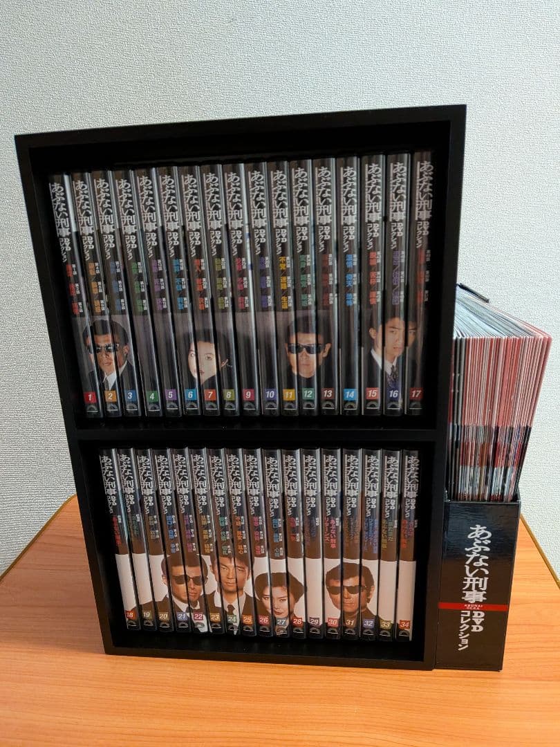 あぶない刑事 デアゴスティーニ DVD 全34巻 冊子 DVDラック