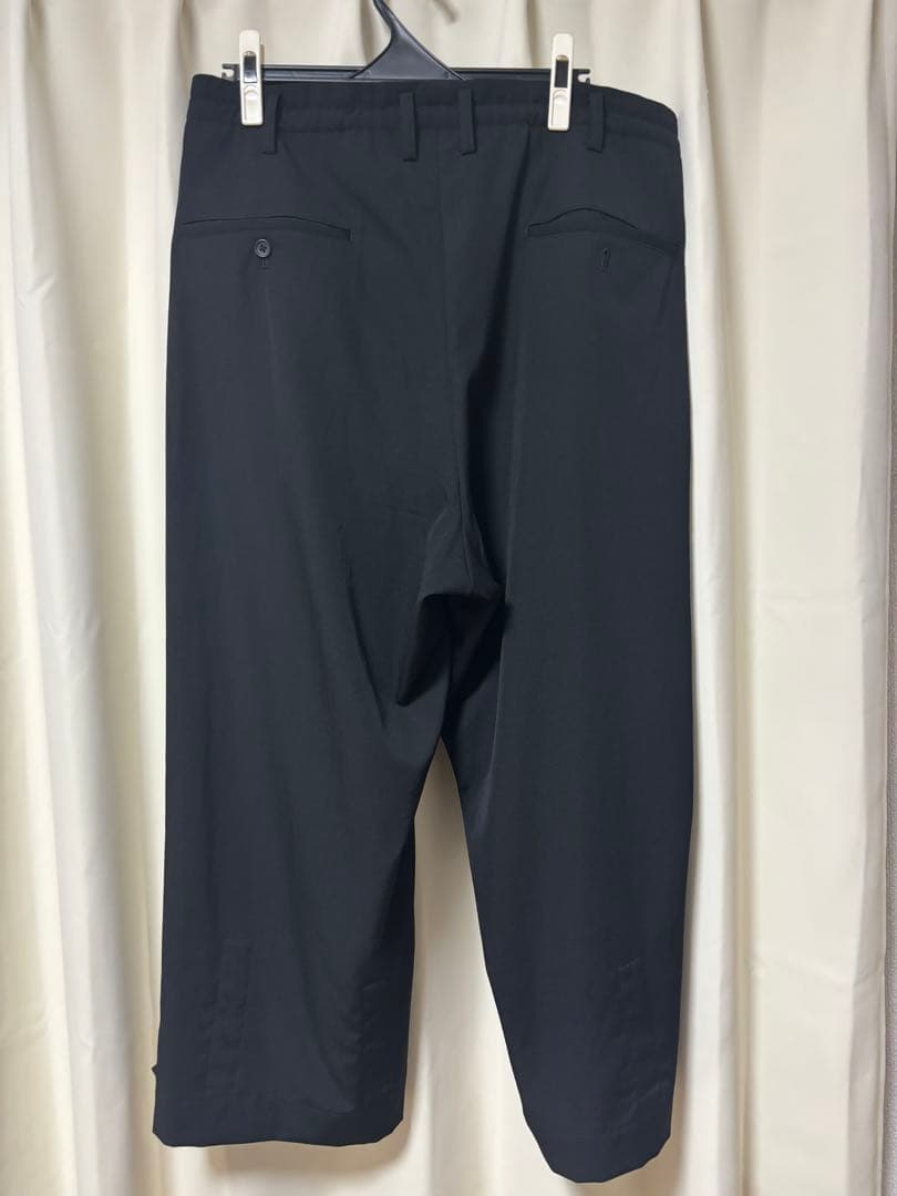 Yohji Yamamoto POUR HOMME シワギャバタブワイドパンツ