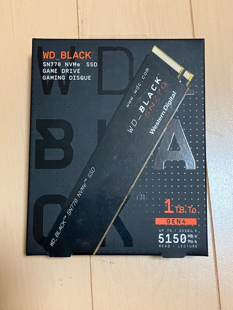 WD BLACK SN770 1TB NVMe SSD 新品未開封