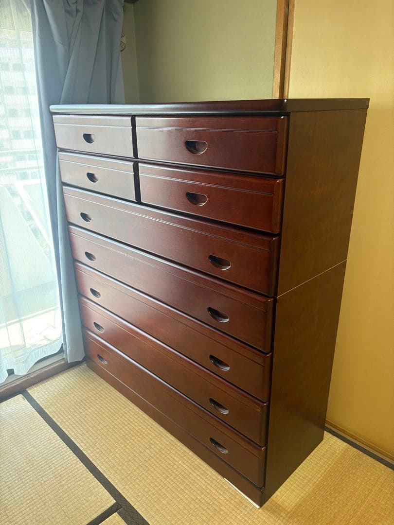 【最終値下げ】天然木製 7段チェスト