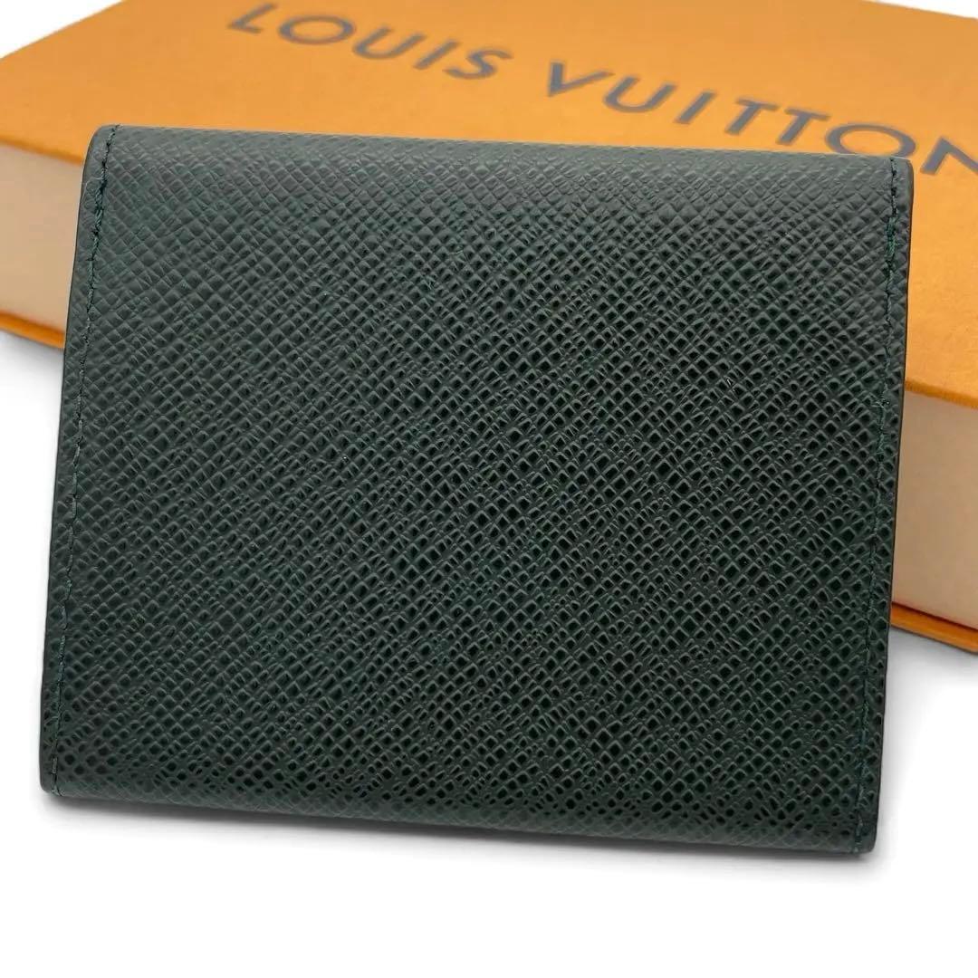ルイヴィトン カードケース 名刺入れ タイガ エピセア グリーン アンヴェロップ