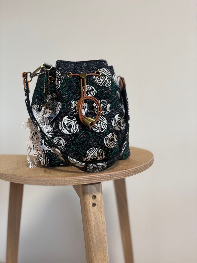 ミナペルホネン◯ハンドメイド◯pitaフォンデュ巾着bag