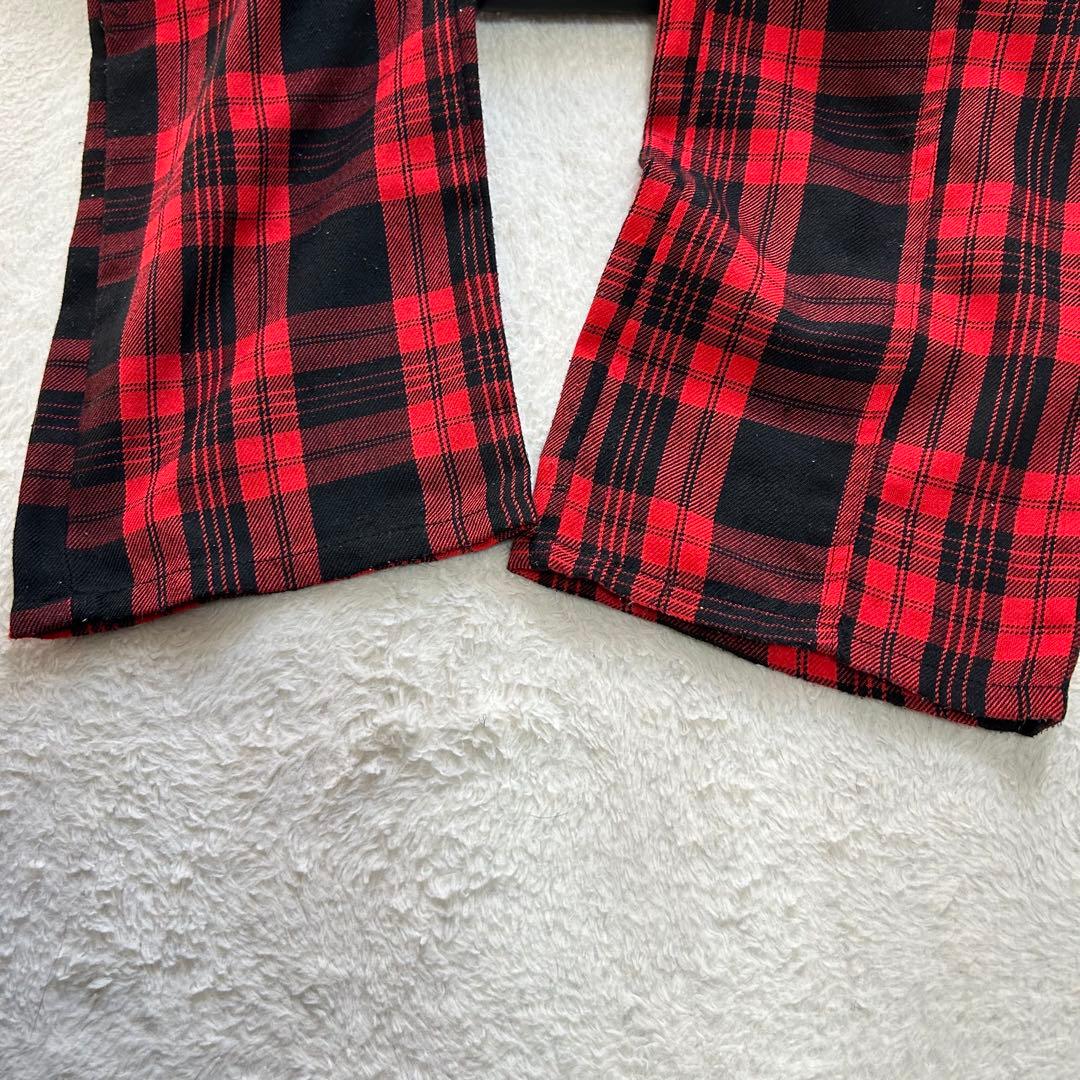 SEX POT ReVENGe y2k チェック ボンテージパンツ