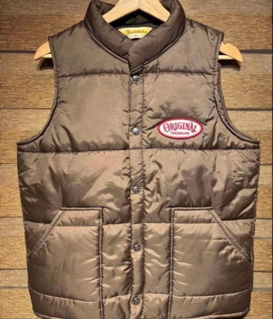 TENDERLOIN テンダーロイン 中綿ベスト ブラウン　40
