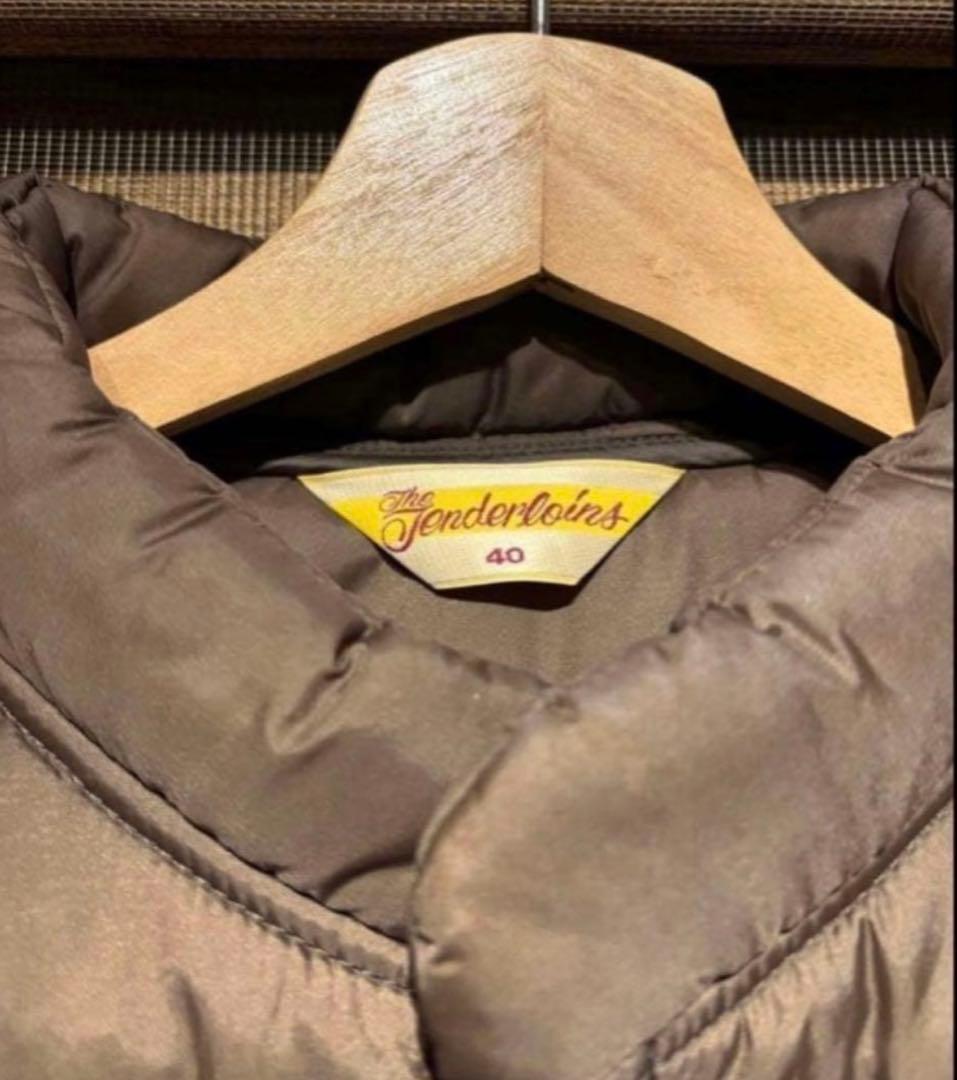 TENDERLOIN テンダーロイン 中綿ベスト ブラウン　40