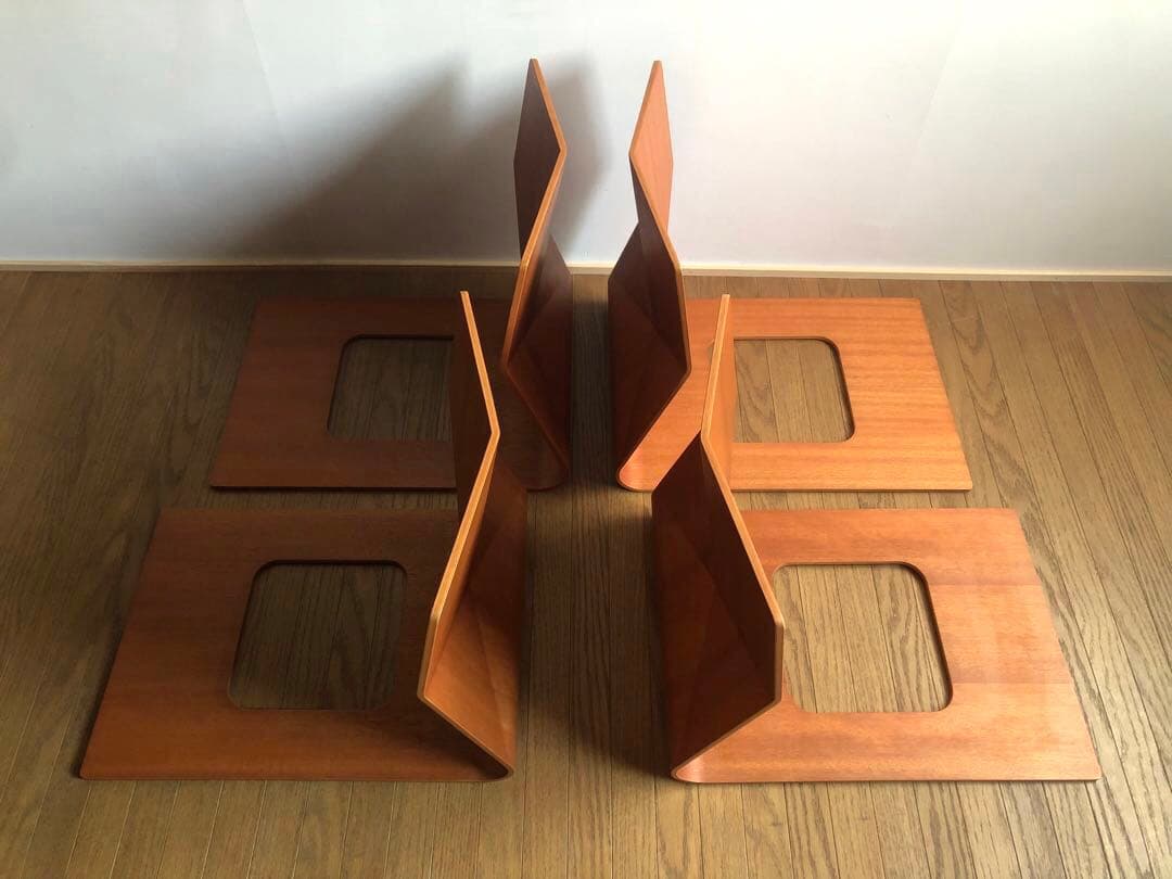 天童木工 プライウッド 座椅子 4脚セット 和家具 ペリアン ジャパニーズモダン