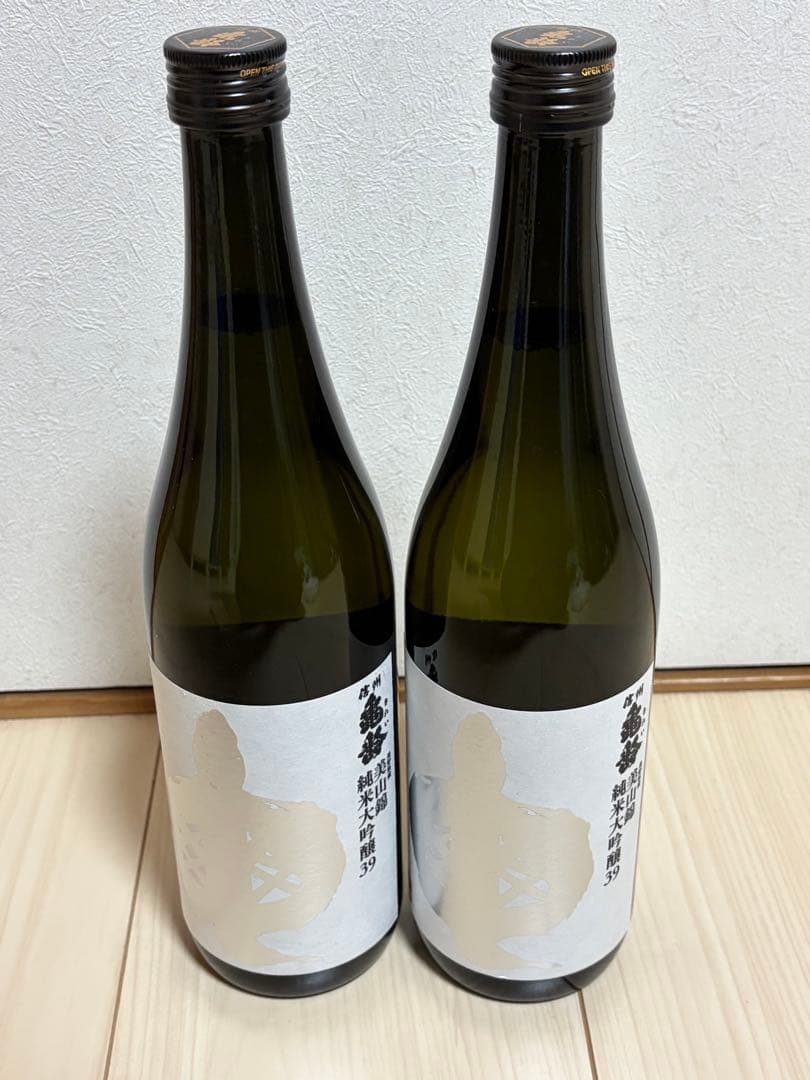 希少2本セット　岡崎酒造　信州亀齢　美山錦　純米大吟醸
