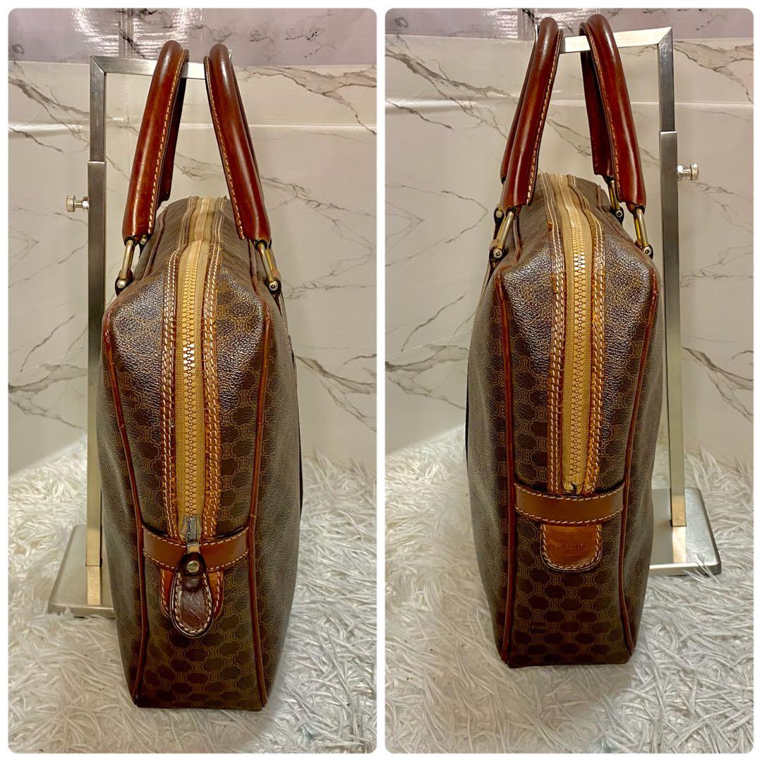 【美品】セリーヌ　ブリーフケース　ビジネスバッグ　バック　大容量　A4余裕多機能