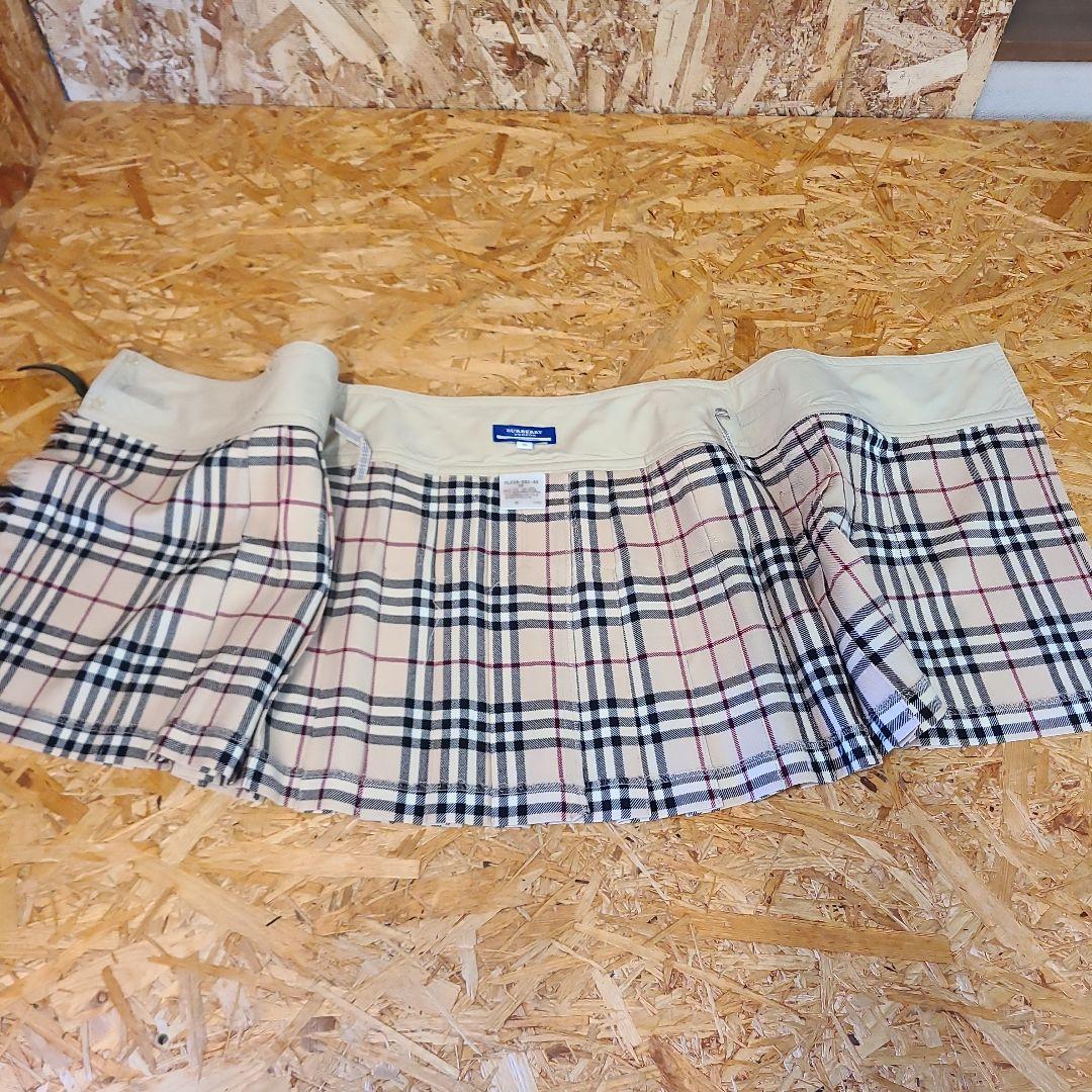 BURBERRY BLUE LABEL バーバリー ラップ ミニスカート