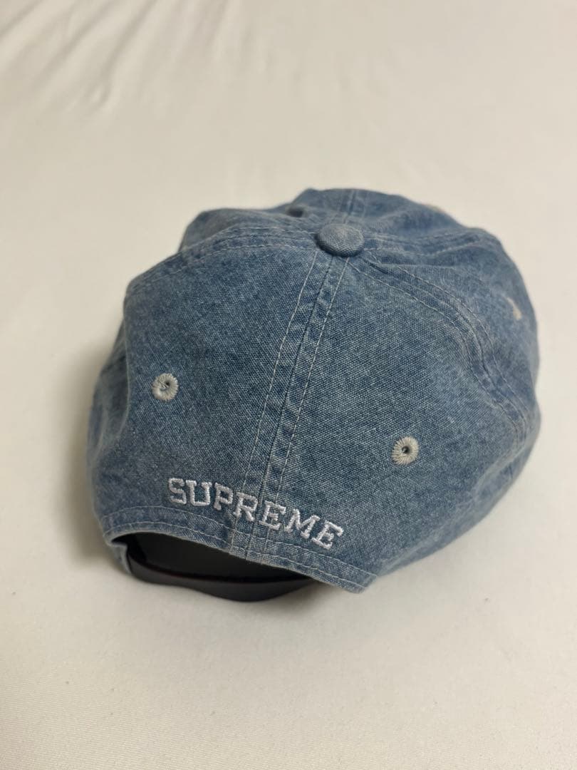Supreme キャップ デニム生地 Sロゴ