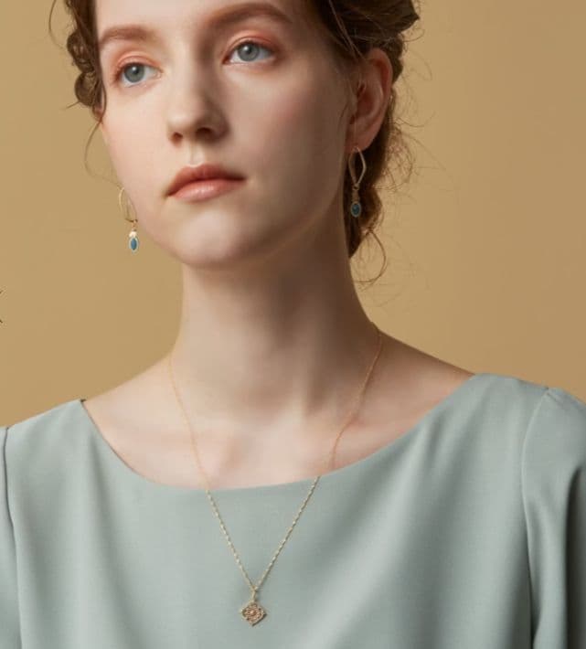 販売証明書有り☆agete K10 ダイヤモンドチャーム