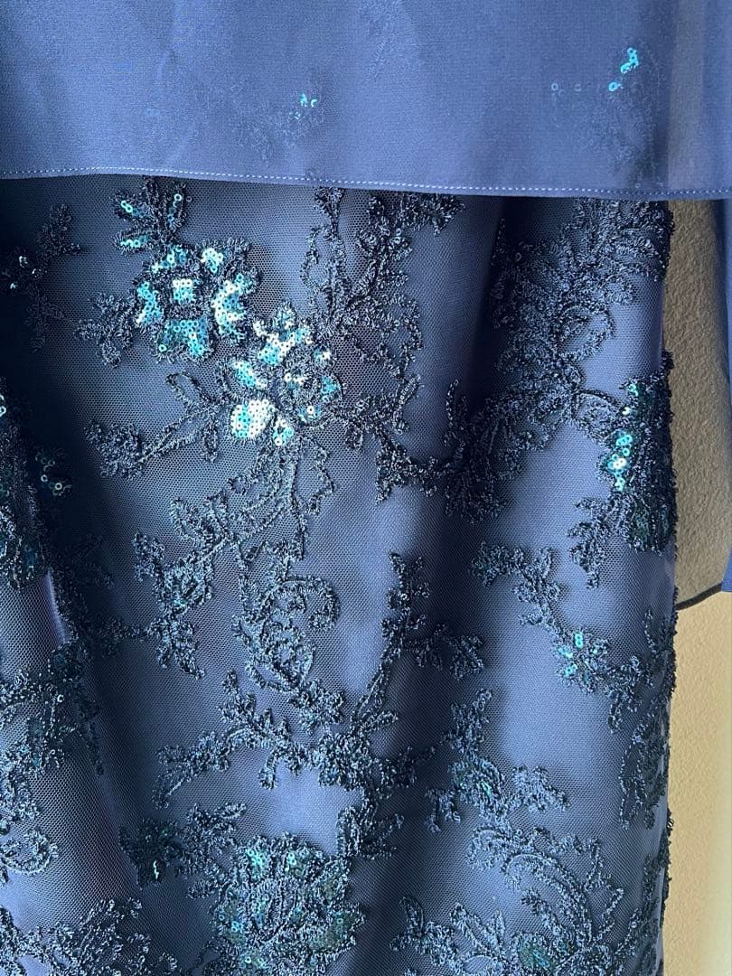 東京ソワールMARIKO KOHGA マリココウガケープ付きドレス　ワンピース