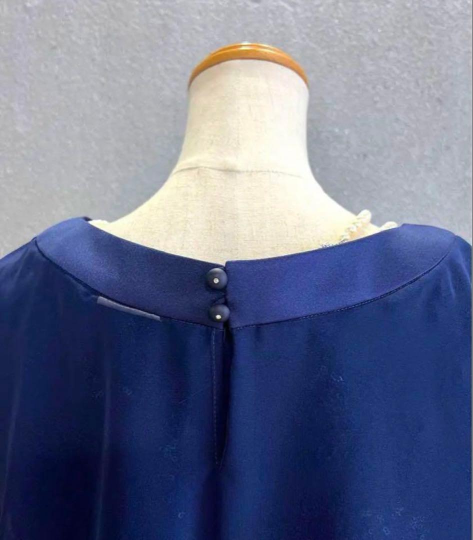 東京ソワールMARIKO KOHGA マリココウガケープ付きドレス　ワンピース