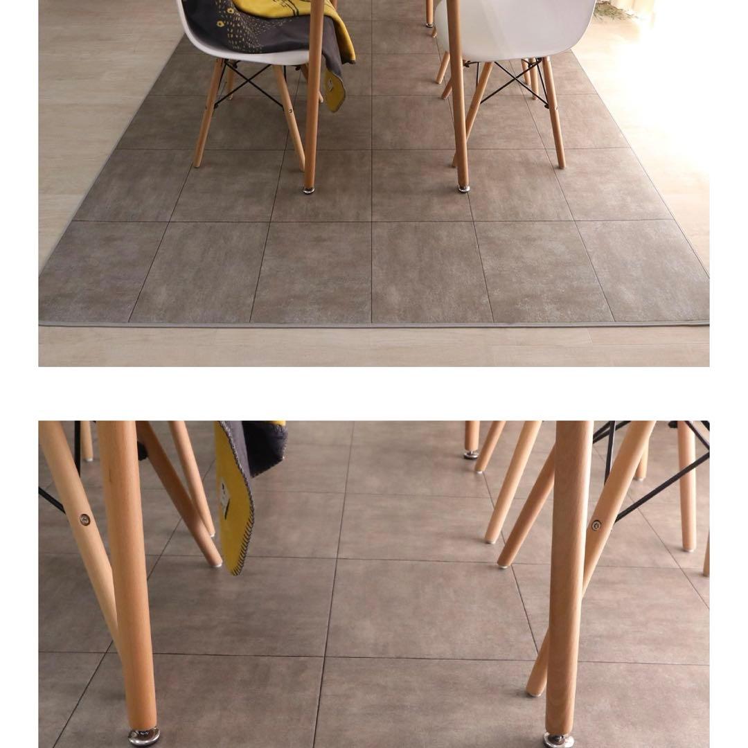 モルタル タイル柄 ホットカーペット・マット グレー