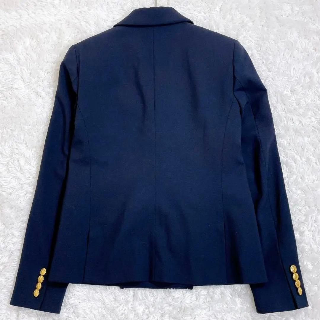 極美品✨ポロラルフローレン レディース ダブルブレステッドクレストブレザー M