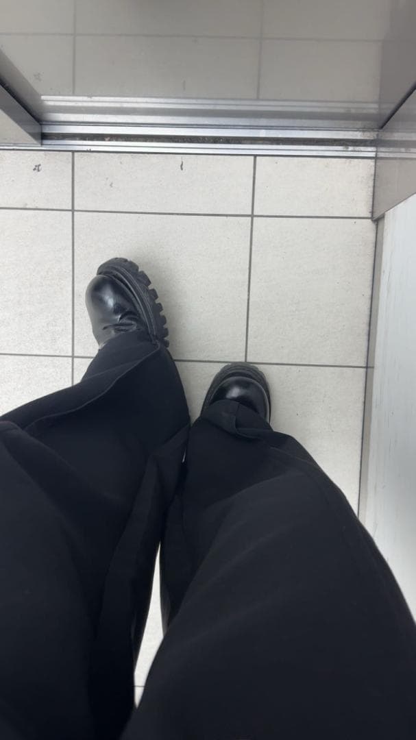 Fax Copy Express スラックス 黒 Mサイズ