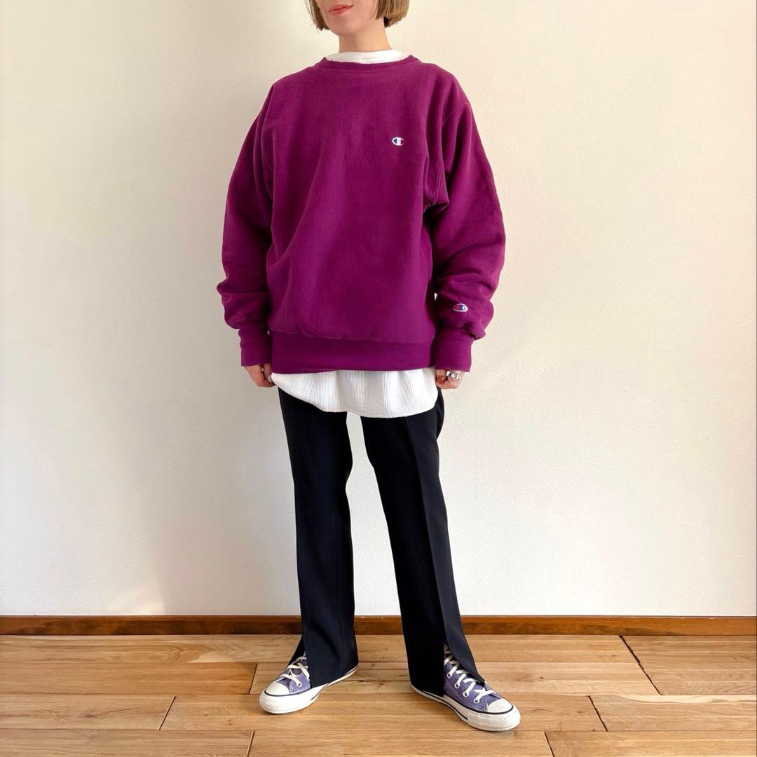 USA製vintage champion ReverseWeave Grape